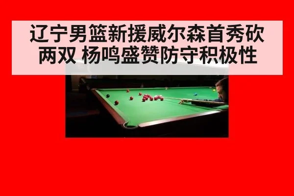辽宁男篮新援威尔森首秀砍两双 杨鸣盛赞防守积极性